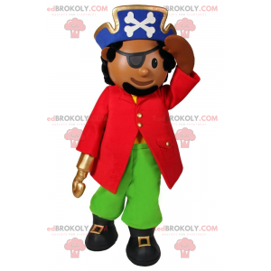 Mascota de personaje - Pirata con gancho - Redbrokoly.com