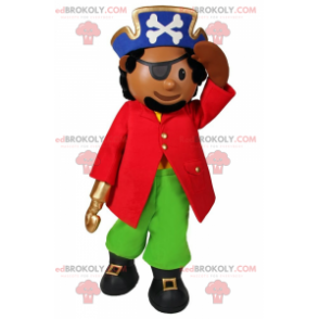 Karaktermascotte - Piraat met haak - Redbrokoly.com