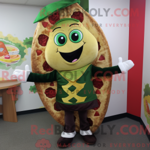 Máscara de fatia de pizza...