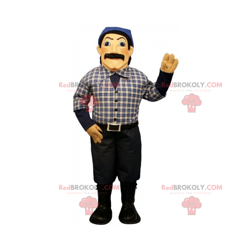 Karaktermaskot - Rørlegger - Redbrokoly.com