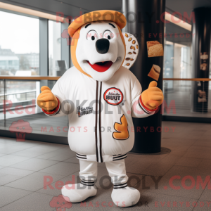 White Currywurst mascot...