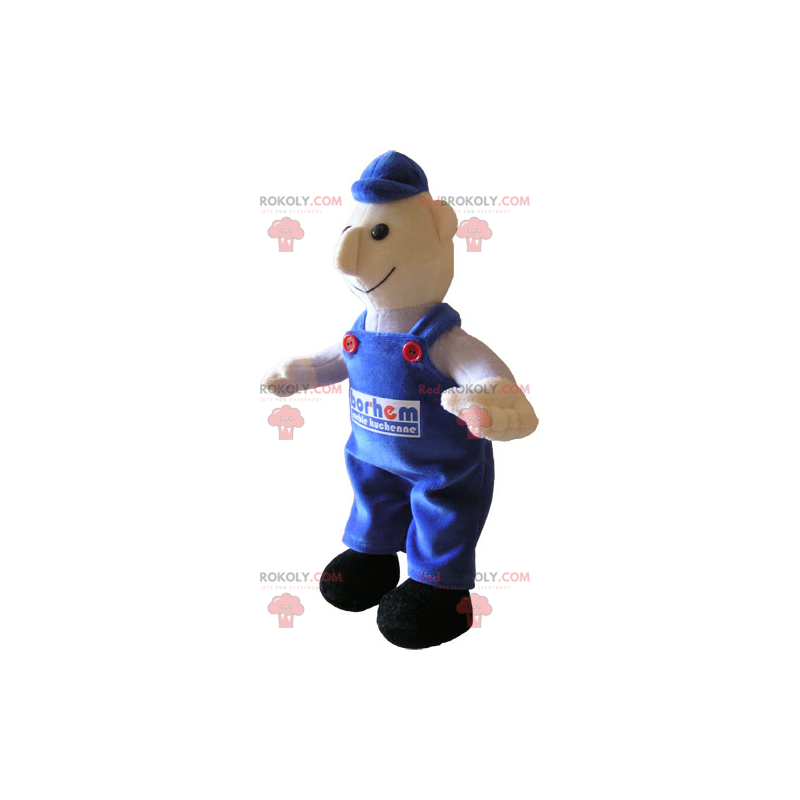 Mascote do personagem - Encanador de macacão - Redbrokoly.com Mascote do personagem - Encanador de macacão - Redbrokoly.com