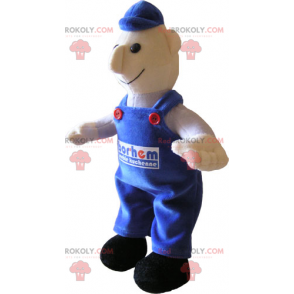 Character mascot - Plumber in overalls - Redbrokoly.com