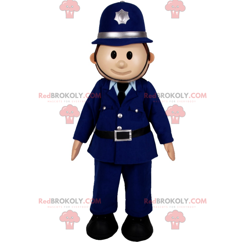 Mascote do personagem - Policial - Redbrokoly.com