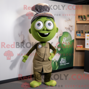 Olive Doctor maskot kostume...