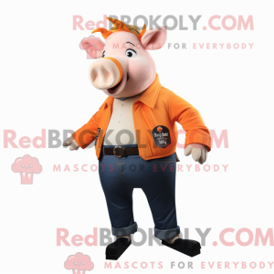 Maskottchenkostüm Orange...