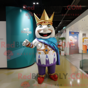 King-mascottekostuum...