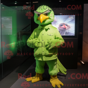 Mascotte de pygargue à tête...