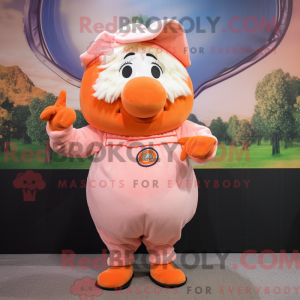 Peach Sow maskotdraktfigur...