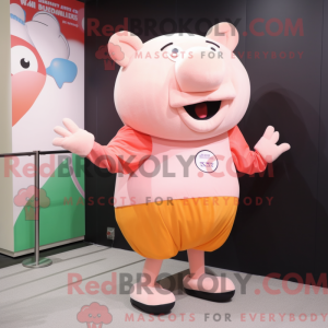 Peach Sow maskotdraktfigur...