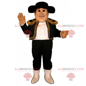 Mascotte de personnage - Toréador - Redbrokoly.com