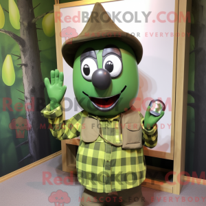 Olive Phone Maskottchen...