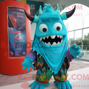 Personaggio mascotte demone...