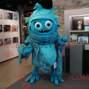 Turquoise Demon mascot...