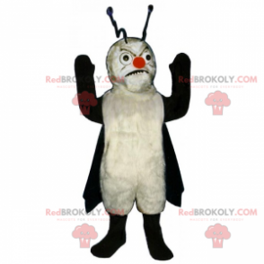 Sint insektmaskot med kappe og antenner - Redbrokoly.com