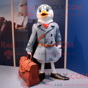 Navy Gull maskotdraktfigur...
