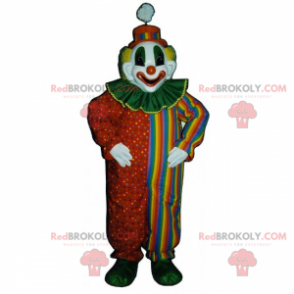 Cirkus karakter maskot - klovn - Redbrokoly.com
