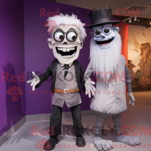Grå Undead-maskotdraktfigur...