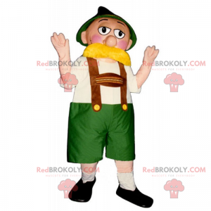 Mascotte de personnage d'Oktoberfest - Redbrokoly.com