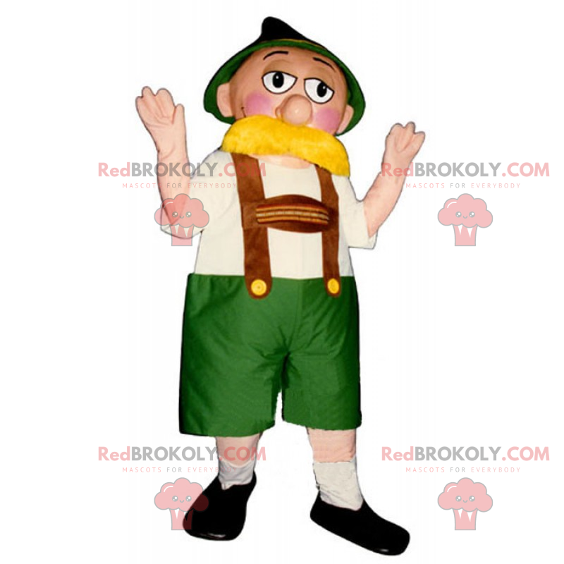 Mascote do personagem da Oktoberfest - Redbrokoly.com