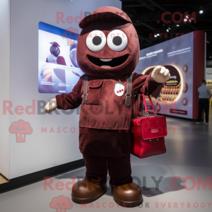 Maroon Chocolates maskot...