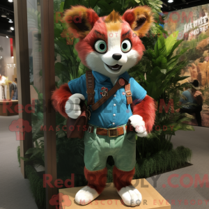 Figura de máscara de panda...
