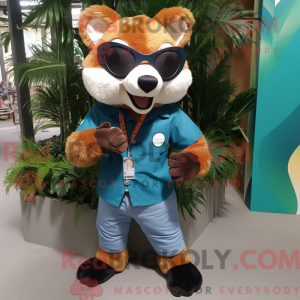 Teal Red Panda...