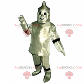 Mascote do personagem mágico de Oz - homem de lata -