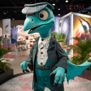 Blauwgroen Dimorphodon...