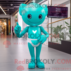 Teal Arrow Of Love mascot...