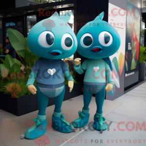 Teal Arrow Of Love mascot...