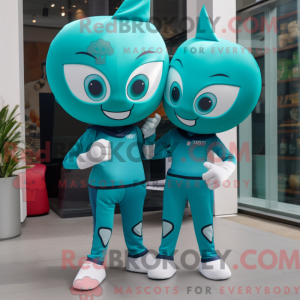 Postava maskota Teal Arrow...