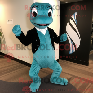 Turquoise Snake mascot...