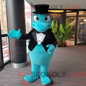 Turquoise Snake mascot...