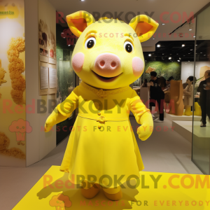 Costume mascotte de cochon...