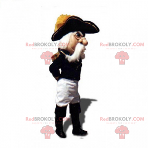 Historical character mascot - Army captain - Redbrokoly.com