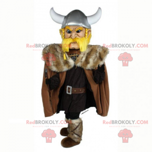 Historisk karakter maskot - kaptein Viking - Redbrokoly.com
