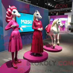 Magenta Horseshoe maskot...