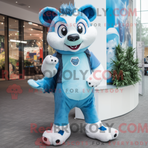 Maska Sky Blue Badger z...