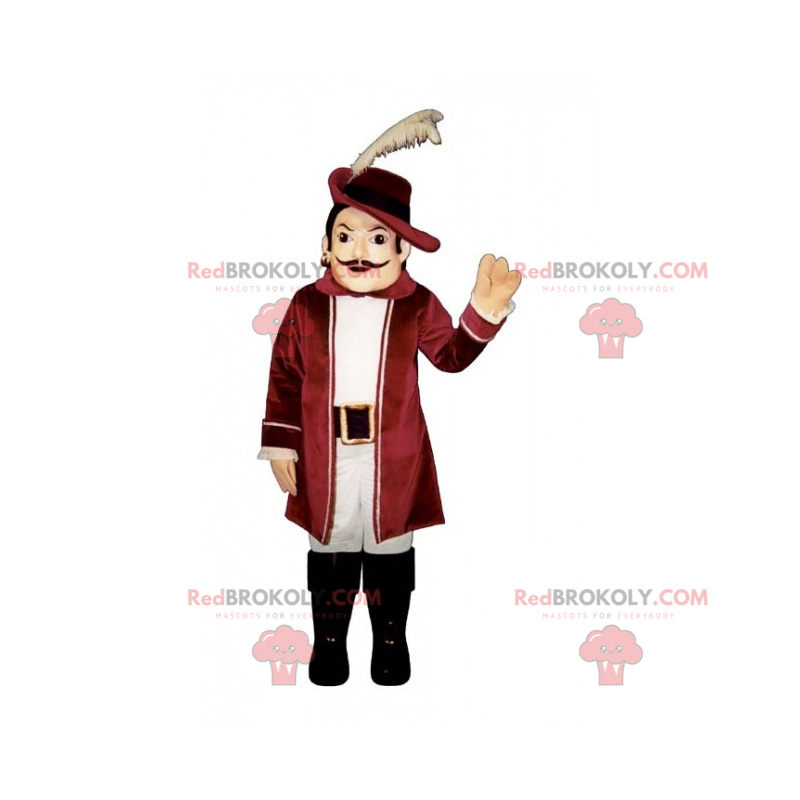 Historical character mascot - Conquistador - Redbrokoly.com