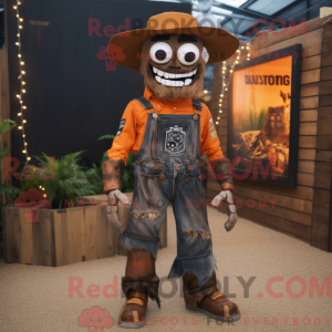 Fantasia de mascote Rust Graveyard com macacão e tornozeleiras - Mascotes do cemitério - REBROKO_258326 - RedBrokoly.com