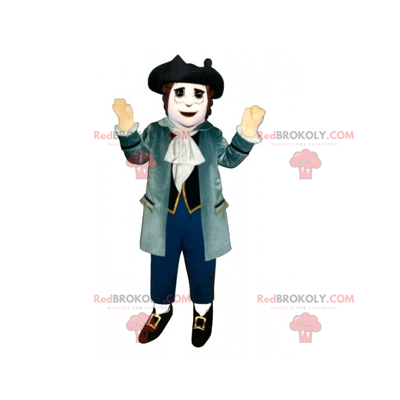 Historisch karaktermascotte - Molière - Redbrokoly.com
