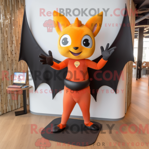 Postava maskota Orange Bat...