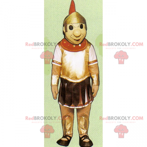 Mascotte personaggio storico - soldato romano - Redbrokoly.com