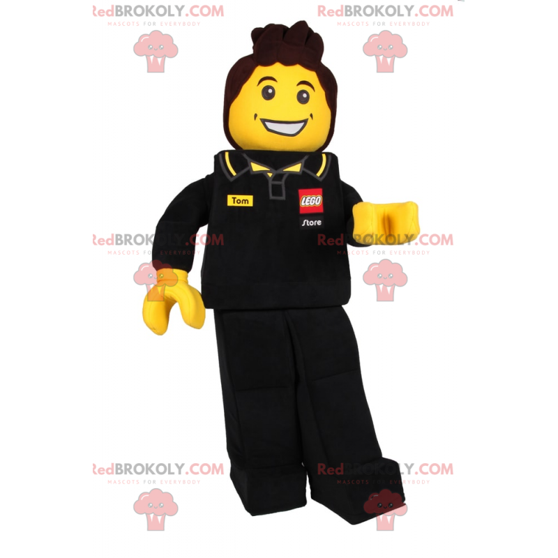 Lego karaktär maskot - Tom - Redbrokoly.com Lego karaktär maskot - Tom - Redbrokoly.com