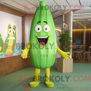 Postava maskota Lime Green...