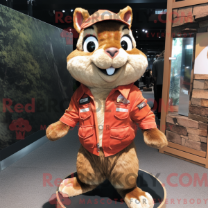 Rust Chipmunk mascot...