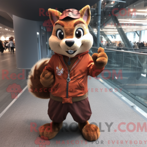 Rust Chipmunk mascot...