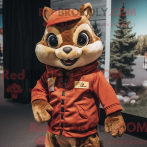 Rust Chipmunk mascot...