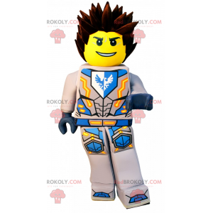 Mascota del personaje de Lego en armadura - Redbrokoly.com